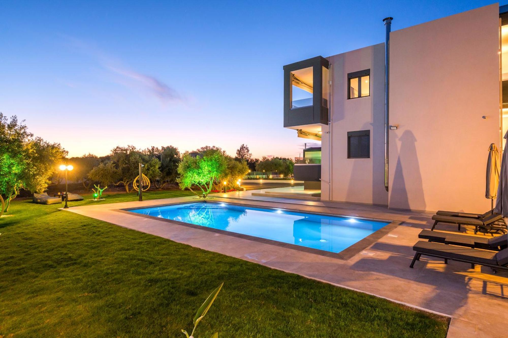 Luxury Oasis In Chania - Private Pool, Bbq & Garden By Wehome Lägenhet